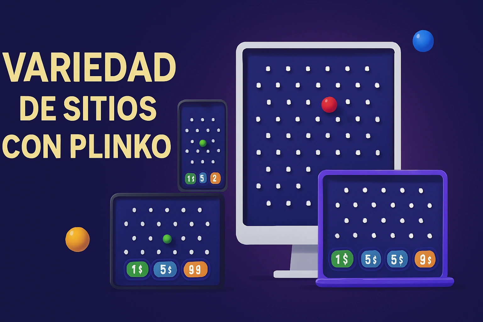 Variedad de sitios con plinko